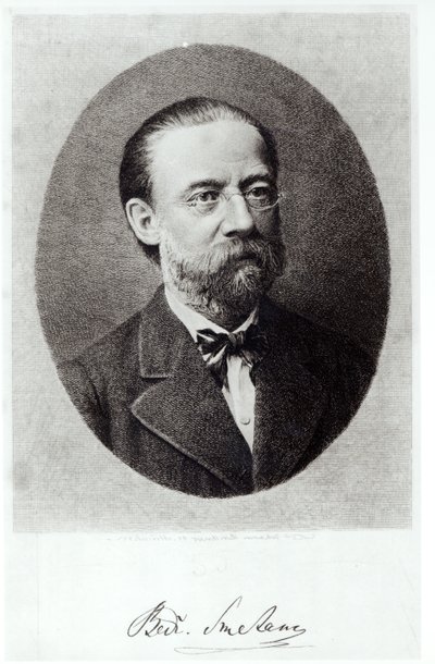 Porträt von Bedrich Smetana von French School